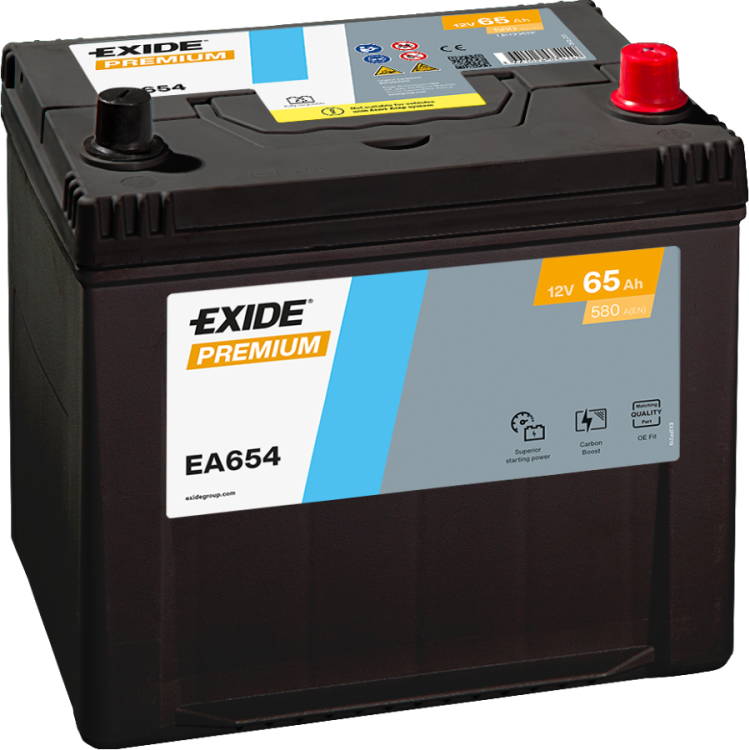 EA654 – Batería 12 V 65Ah 580A (ETN 0)