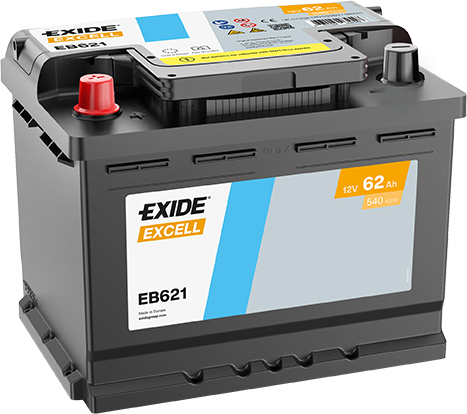 EB621 – Batería 12 V 62Ah 540A (ETN 1)