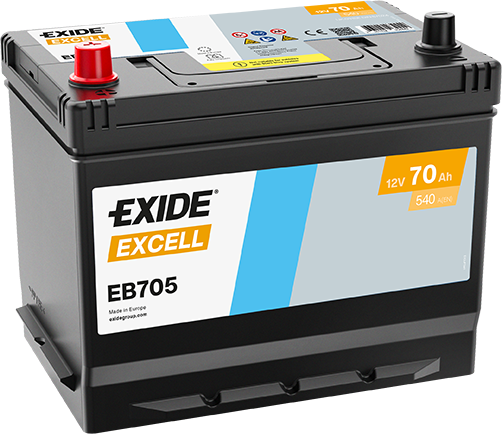 EB705 – Batería 12 V 70Ah 540A (ETN 1)