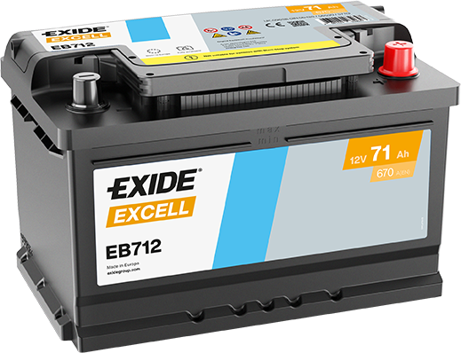 EB712 – Batería 12 V 71Ah 670A (ETN 0)