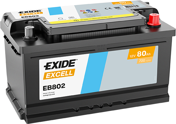 EB802 – Batería 12 V 80Ah 700A (ETN 0)
