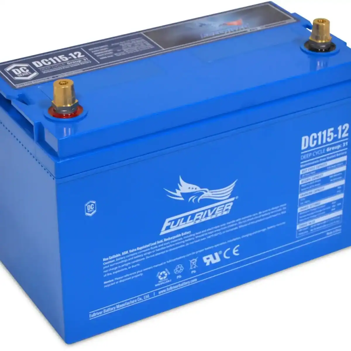 DC115-12A – Batería 12 V 128Ah