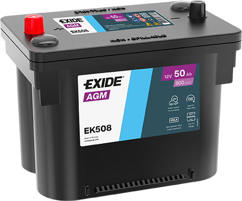 EK508 – Batería 12 V 50Ah 800A (ETN 9)
