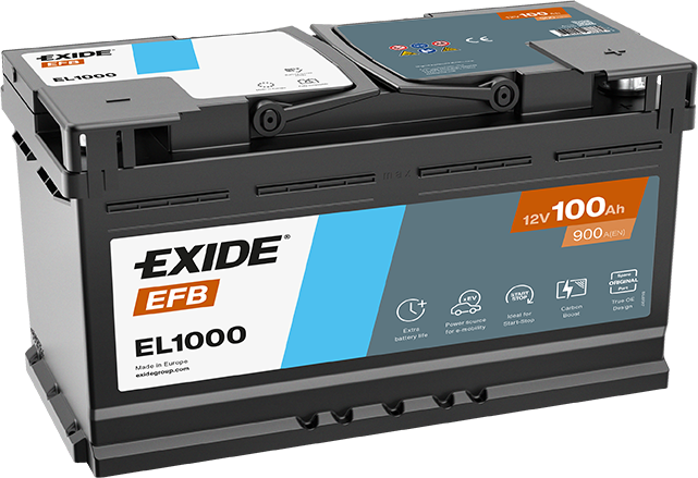 EL1000 – Batería 12 V 100Ah 900A (ETN 0)