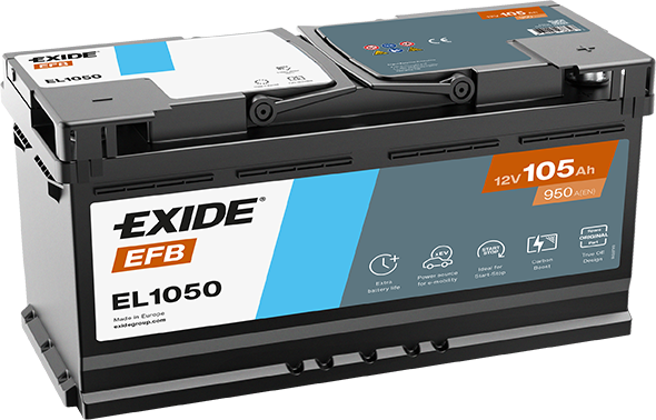 EL1050 – Batería 12 V 105Ah 950A (ETN 0)