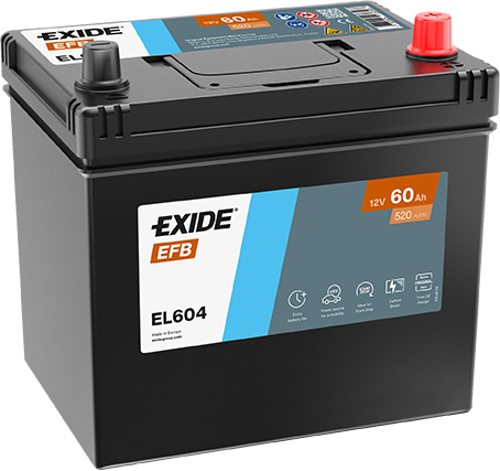 EL604 – Batería 12 V 60Ah 520A (ETN 0)