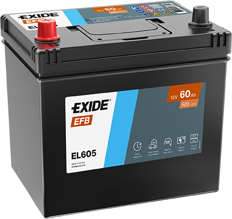 EL605 – Batería 12 V 60Ah 520A (ETN 1)