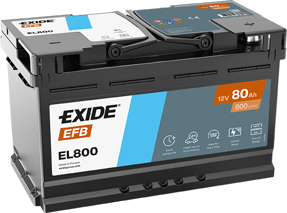 EL800 – Batería 12 V 80Ah 800A (ETN 0)