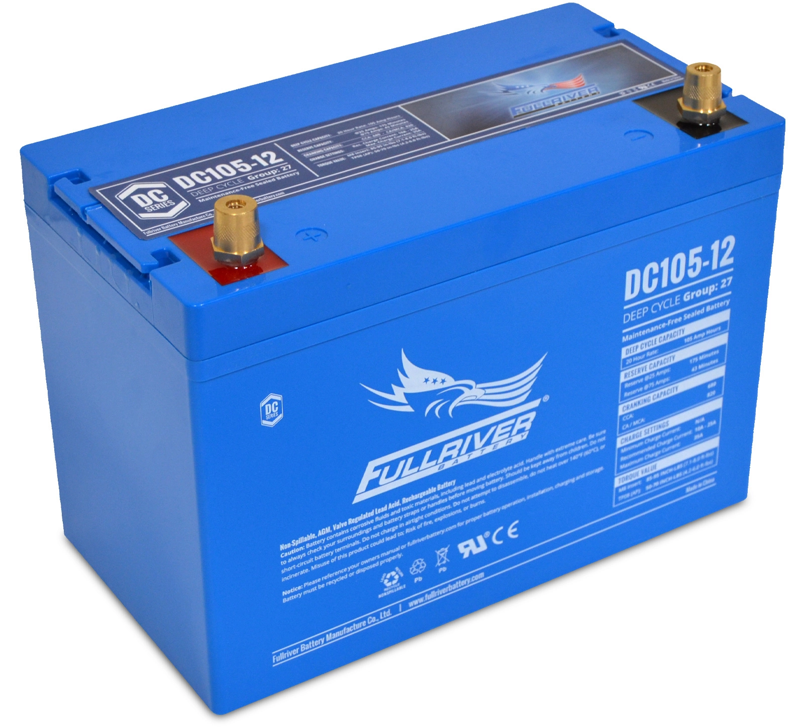 DC105-12 – Batería 12 V 116Ah