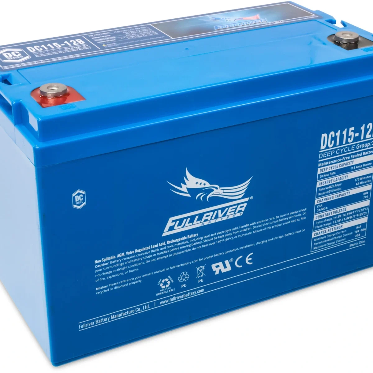 DC115-12B – Batería 12 V 128Ah