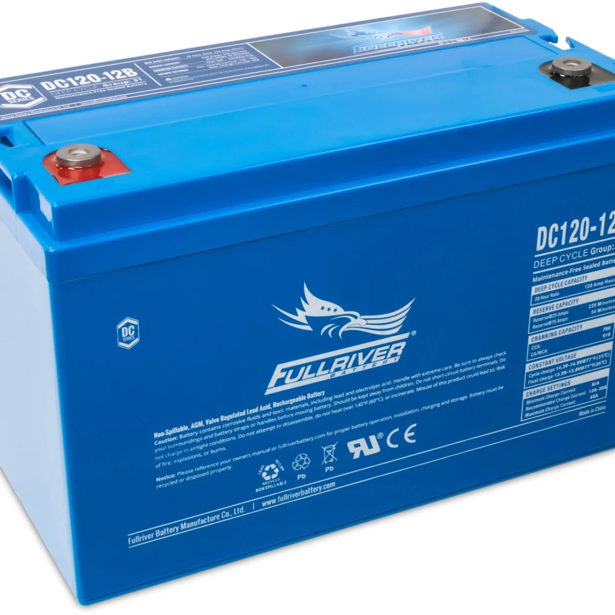 DC120-12B – Batería 12 V 120Ah