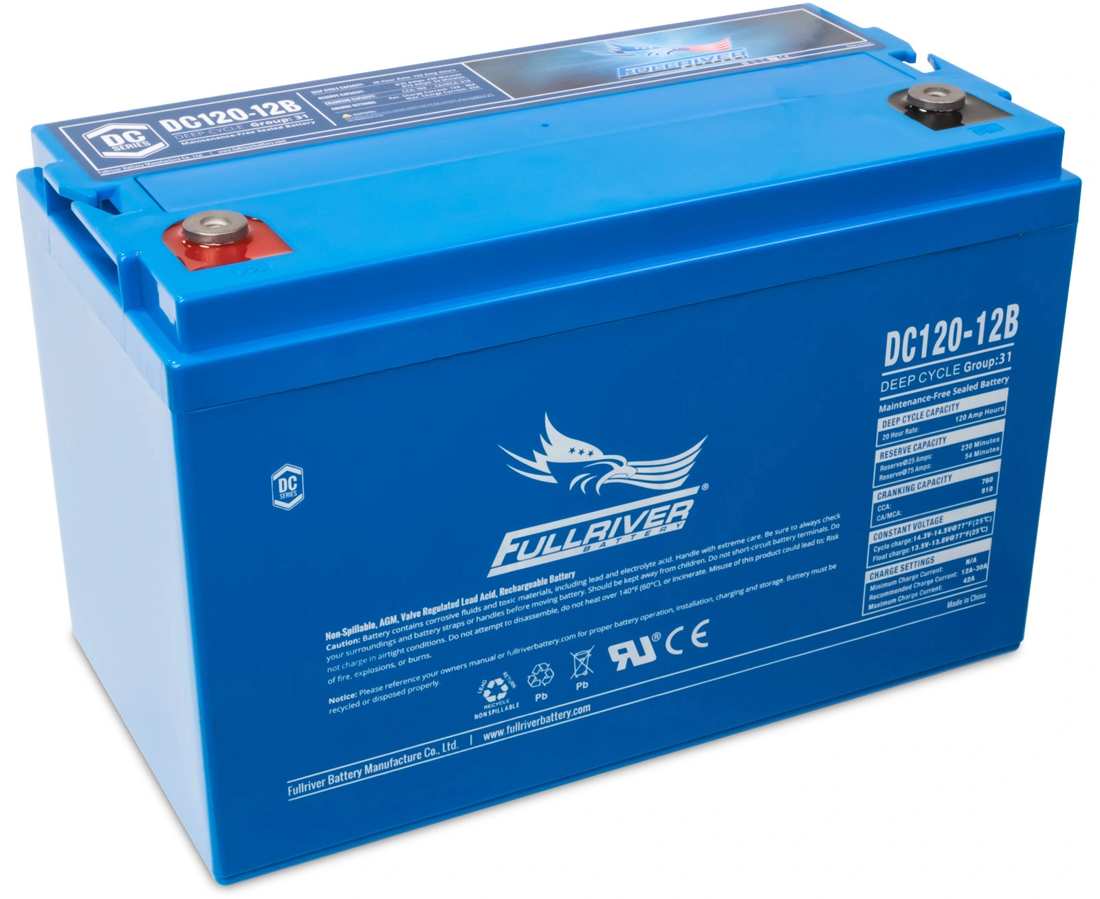 DC120-12B – Batería 12 V 120Ah