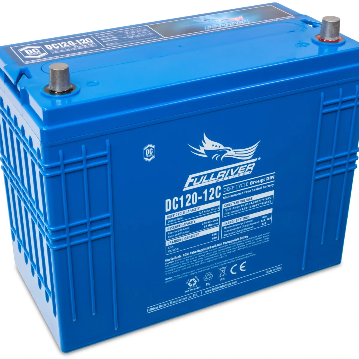 DC120-12C – Batería 12 V 120Ah