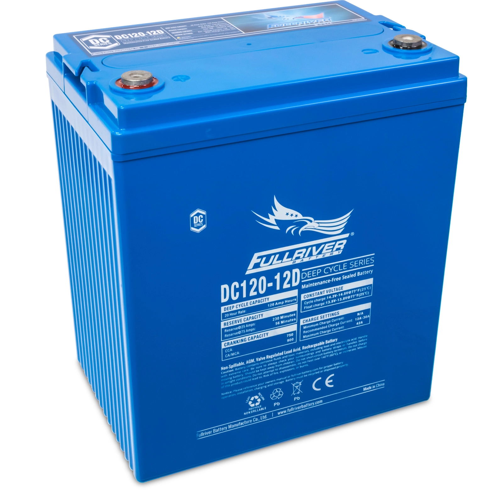 DC120-12D – Batería 12 V 120Ah