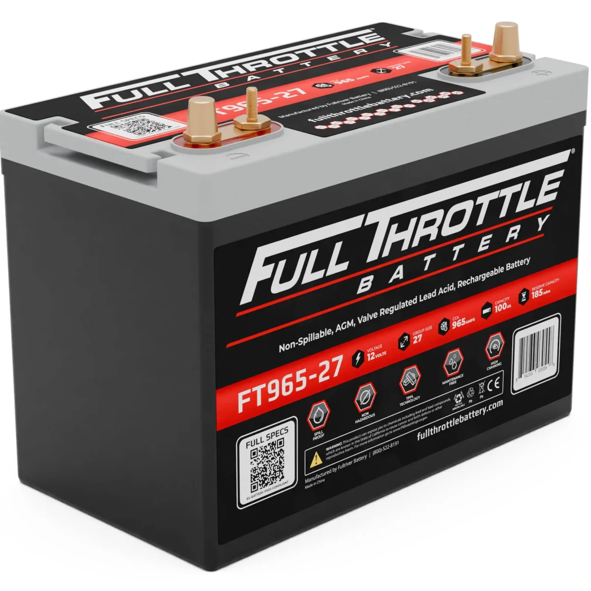 FT965-27 – Batería 12 V 100Ah