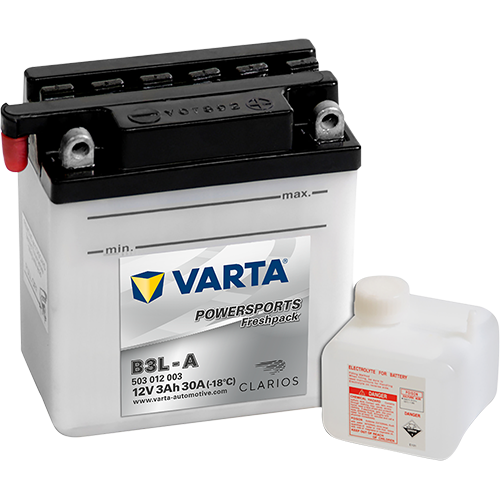 VARTA Powersports Freshpack B3L-A – 12 V 3Ah 30A (ETN 503 012 003)