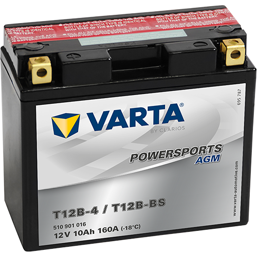 VARTA Powersports AGM TX16-BS-1 – 12 V 12Ah 215A (ETN 510 901 016)