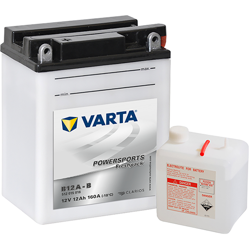 VARTA Powersports Freshpack 12N14-3A / B14L-A2 – 12 V 12Ah 160A (ETN 512 015 016)