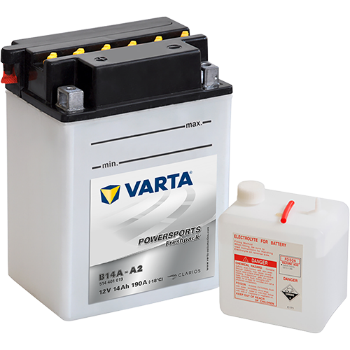 VARTA Powersports Freshpack B16B-A / B16B-A1 – 12 V 14Ah 190A (ETN 514 401 019)