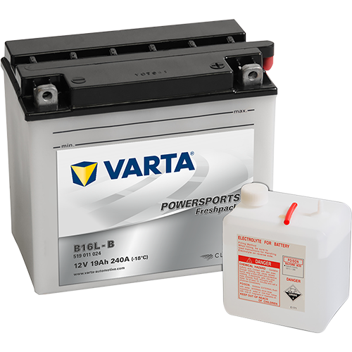 VARTA Powersports Freshpack 50-N18L-A2 – 12 V 19Ah 240A (ETN 519 011 024)