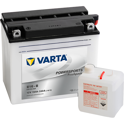 VARTA Powersports Freshpack B12AL-A – 12 V 19Ah 240A (ETN 519 012 024)