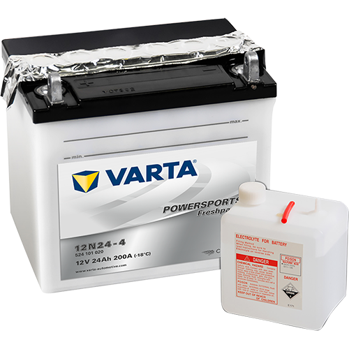 VARTA Powersports Freshpack 12C16A-3B – 12 V 24Ah 200A (ETN 524 101 020)