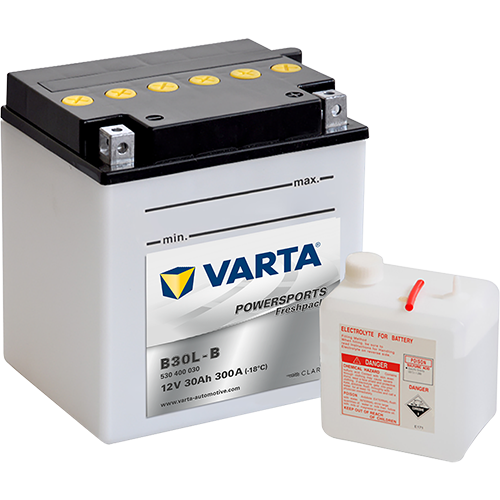 VARTA Powersports Freshpack 12C16A-3A – 12 V 30Ah 300A (ETN 530 400 030)
