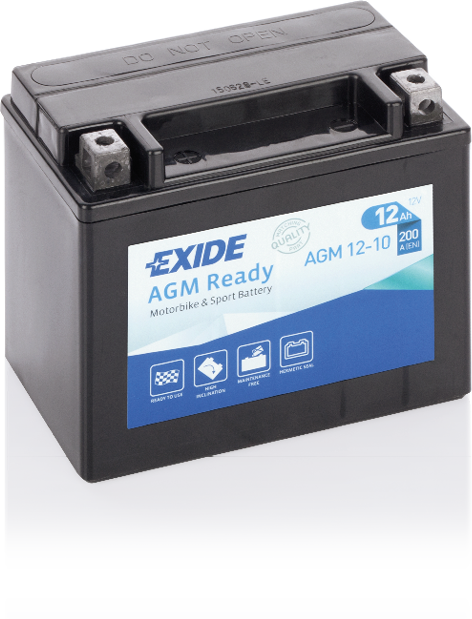 AGM12-10 – Batería Moto 12 V 10Ah 150A