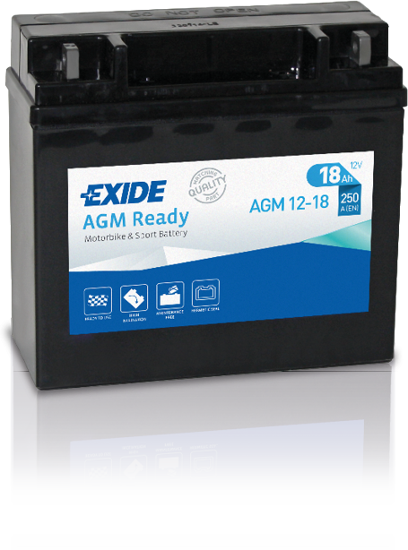 AGM12-18 – Batería Moto 12 V 18Ah 250A