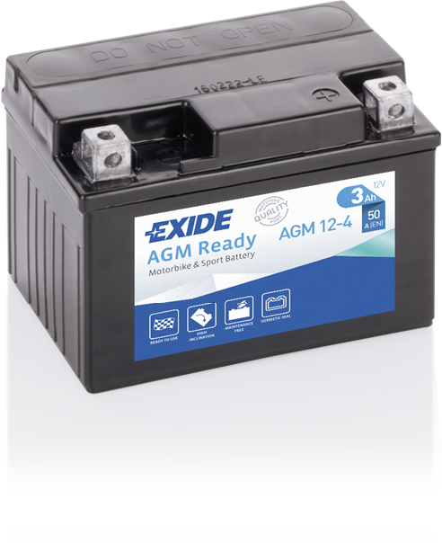 AGM12-4 – Batería Moto 12 V 3Ah 50A