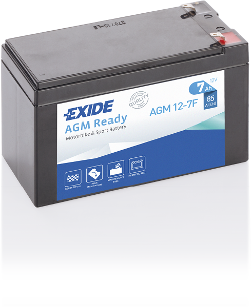 AGM12-7F – Batería Moto 12 V 7Ah 85A