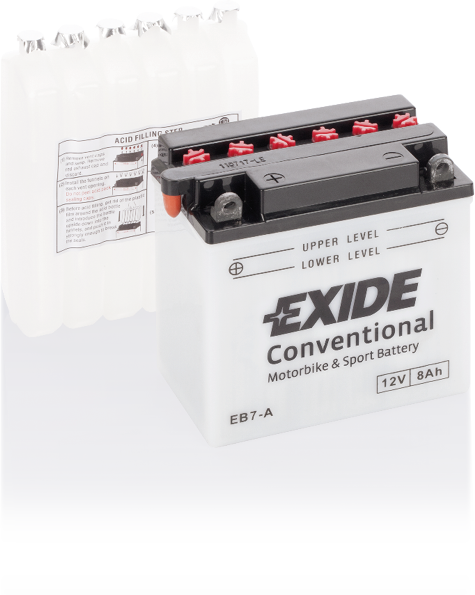 EB7-A – Batería Moto 12 V 8Ah 85A