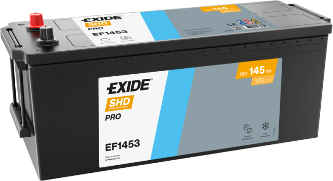 EF1453 – Batería Vehículo Industrial 12 V 145Ah 900A (Power PRO (HDX))