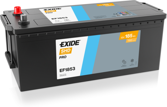 EF1853 – Batería Vehículo Industrial 12 V 185Ah 1150A (Power PRO (HDX))