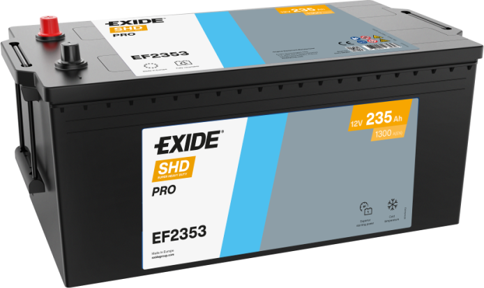 EF2353 – Batería Vehículo Industrial 12 V 235Ah 1300A (Power PRO (HDX))