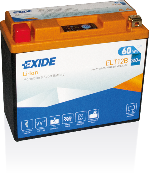 ELT12B – Batería Moto 12 V 5Ah 260A (Li-Ion)