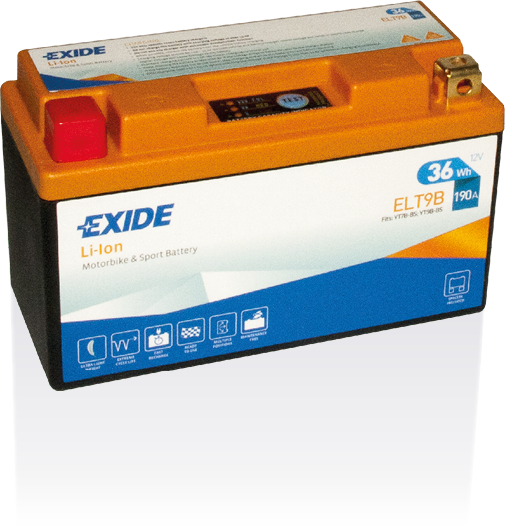ELT9B – Batería Moto 12 V 3Ah 190A (Li-Ion)