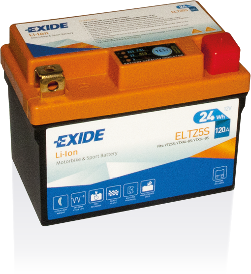 ELTZ5S – Batería Moto 12 V 2Ah 120A (Li-Ion)