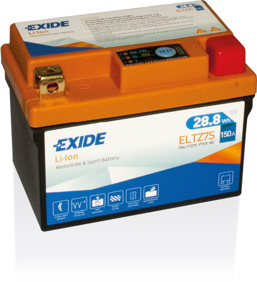 ELTZ7S– Batería Moto 12 V 2.4Ah 150A (Li-Ion)