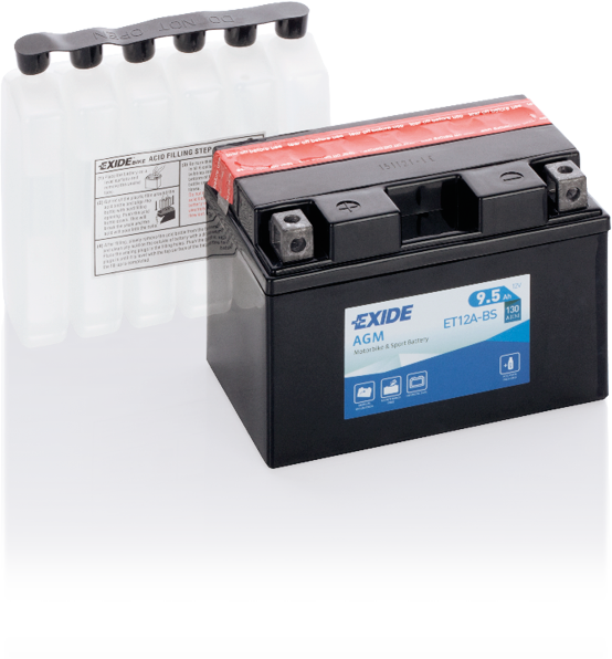 ET12A-BS – Batería Moto 12 V 9.5Ah 130A