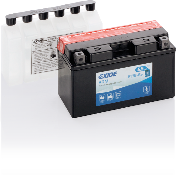 ET7B-BS – Batería Moto 12 V 6.5Ah 85A