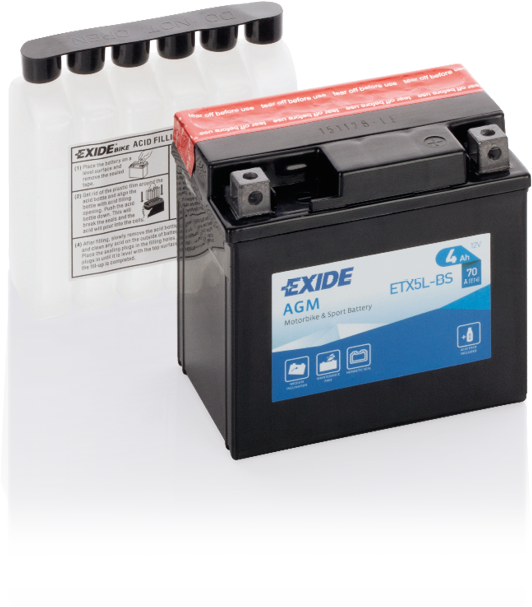 ETX5L-BS – Batería Moto 12 V 4Ah 70A