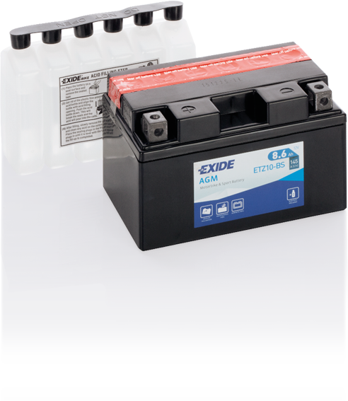 ETZ10-BS – Batería Moto 12 V 8.6Ah 145A