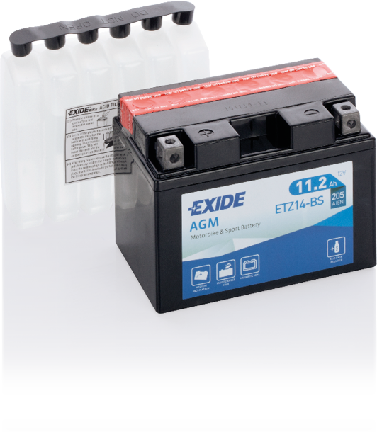 ETZ14-BS – Batería Moto 12 V 11.2Ah 205A