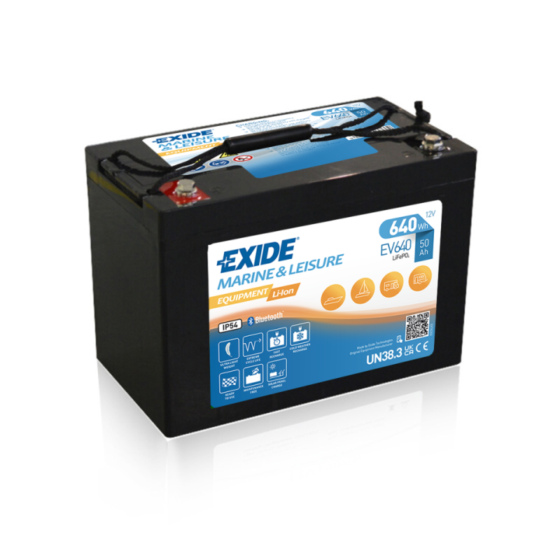 EV640S – Batería Marine 12.8 V 50Ah (Li-Ion)