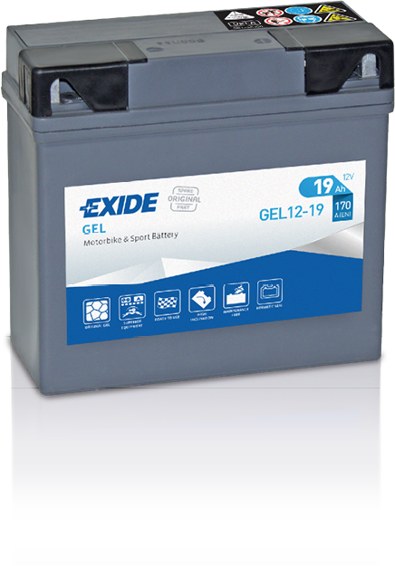 GEL12-19 – Batería Moto 12 V 19Ah 170A