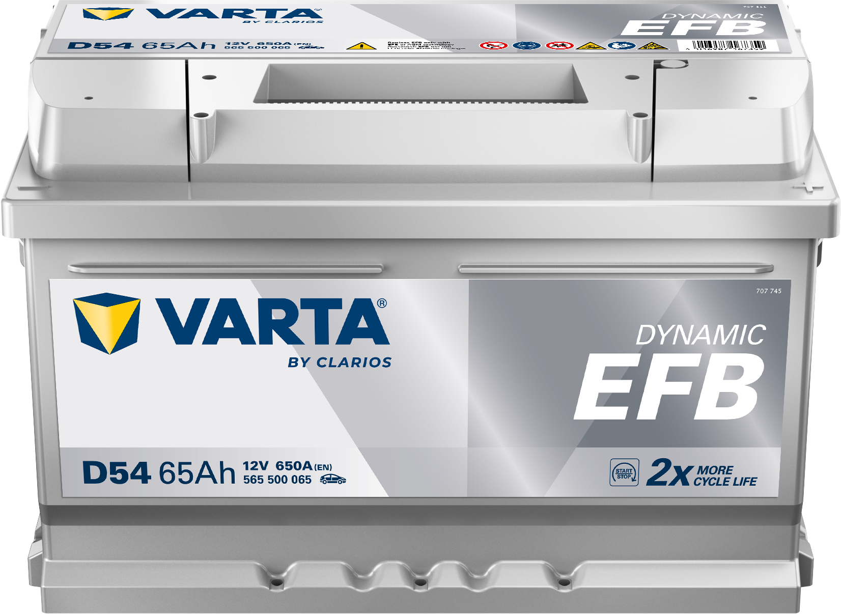 VARTA 565500065 D54 AUTOMOTIVE_DYNAMIC_EFB