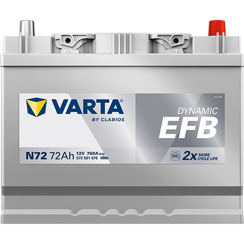 VARTA 572501076 N72 AUTOMOTIVE_DYNAMIC_EFB