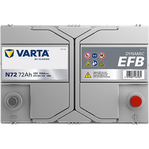 VARTA 572501076 N72 AUTOMOTIVE_DYNAMIC_EFB